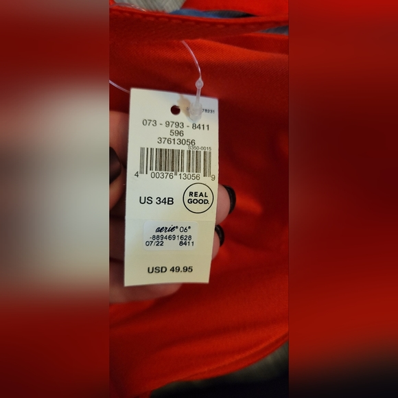 2pc AERIE Bras BUNDLE size 34B full coverage NWT - Picture 11 of 11